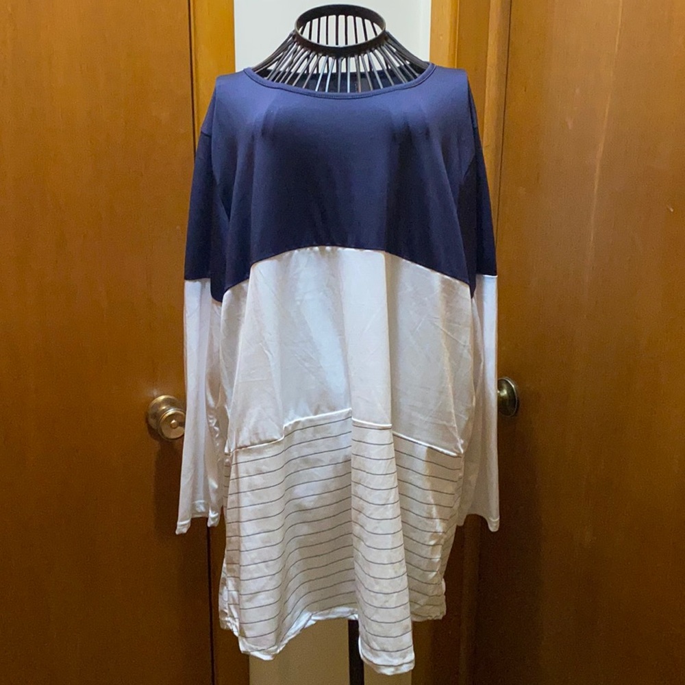 Navy and White Tunic